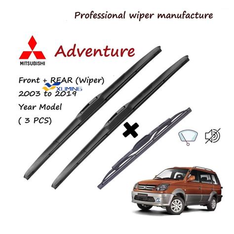 mitsubishi adventure wiper blade size
